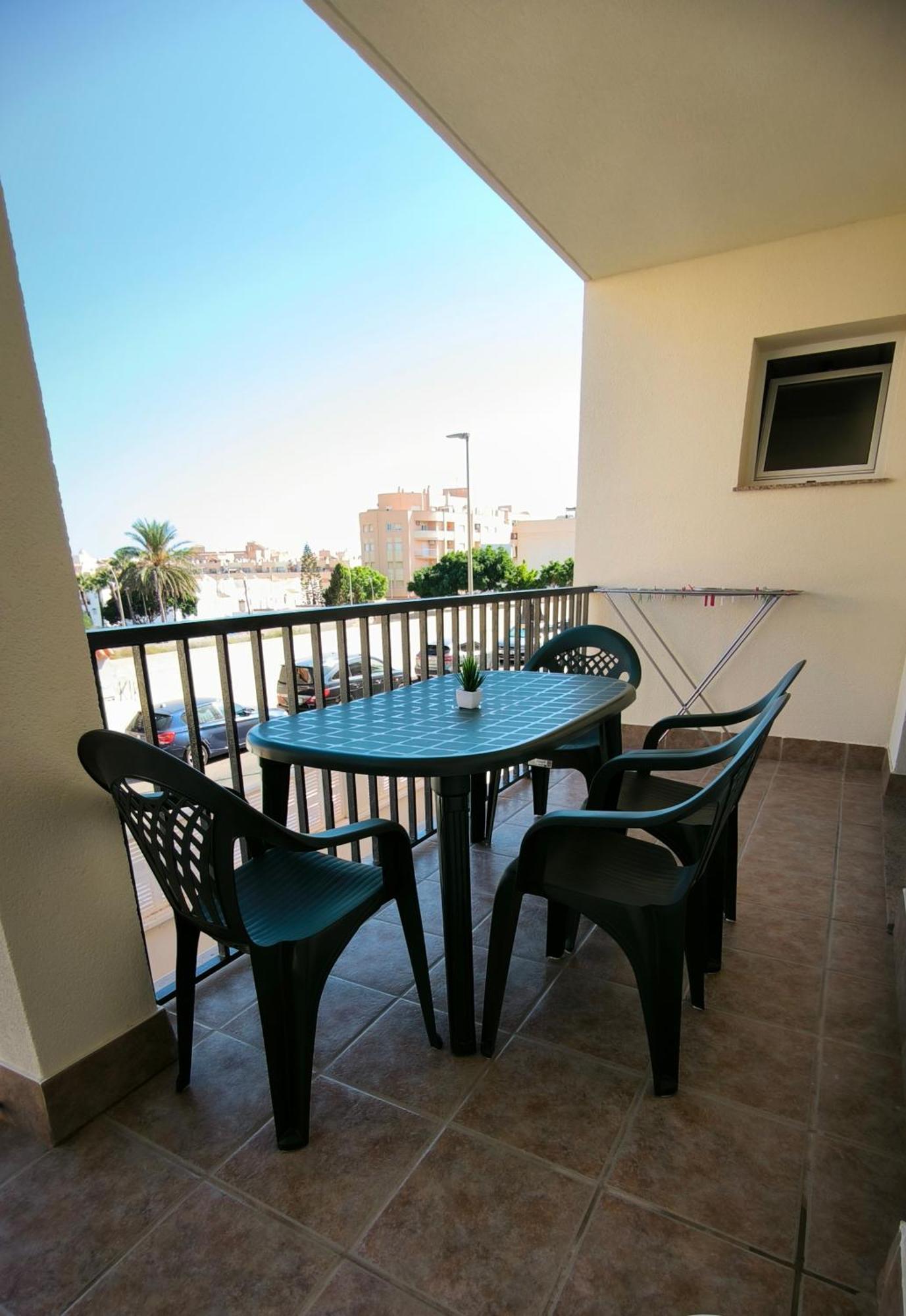 Apartamento Dos Habitaciones Con Piscina Y Gran Terraza Roquetas de Mar Kültér fotó